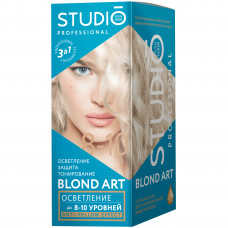 Краска-осветлитель д/волос Studio на 8-10 тонов