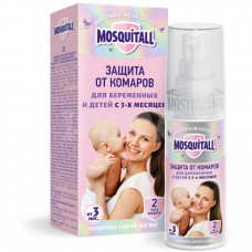 Молочко-спрей Mosquitall Нежная защита для млад от 3 мес и беременных, 100мл