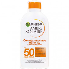 Молочко Garnier Ambre Solaire солнцезащитное SPF50 200мл