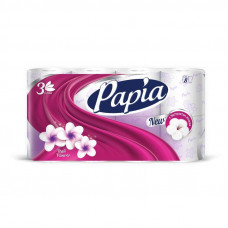 Туалетная бумага Papia Балийский Цветок 3сл 8шт