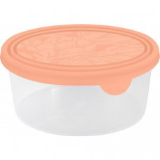 Контейнер для продуктов HELSINKI Artichoke 0,5 л круглый персиковая карамель